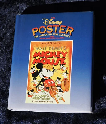 THE DISNEY POSTER - FROM MICKEY MOUSE TO ALADDIN -MINI BOOK -EXCELLENT CONDITION - Image 1 of 4