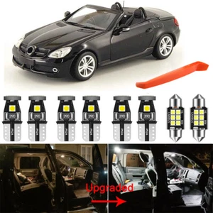 Full LED Interior Light Bulbs Upgrade for Benz SLK Class R171 White (14 Pack) - Picture 1 of 9