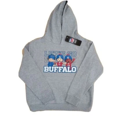 BUFFALO BILLS FISHER PRICE LITTLE PEOPLE ALLEN DIGGS MCDERMOTT HOODIE 运动衫 — 第 1/4 张图片