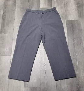 Women's Sag Harbor Stretch Petites Dress Pants/Slacks Size 10P Gray - Picture 1 of 7