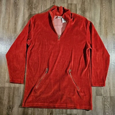 Chaqueta Suéter Jason Maxwell De Colección Terciopelo Rojo Manga Larga Talla Mediana Foto 1 de 4