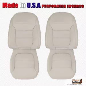 2011 - 2017 For Volkswagen Jetta Driver Passenger Perforated Leather Cover Tan - Bild 1 von 16