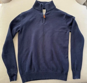 EUC Hope & Henry Herren Strick Half-Zip Sweater Pullover Navy Blau Gr. S - Bild 1 von 5