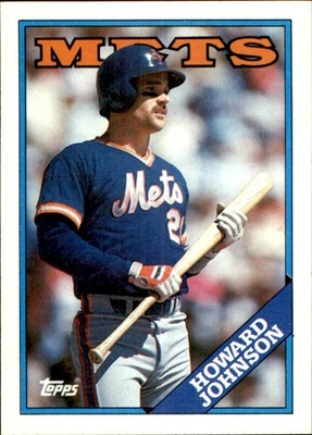 1988 Topps #85 Howard Johnson New York Mets - Image 1 of 2