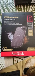 SanDisk Extreme Portable SSD V2 2TB ext. SSD Festplatte USB3.2 Lesen - Photo 1/1