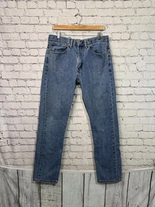 Pantalones de mezclilla azules para hombre Levi's 505 W34 L34 - Imagen 1 de 8