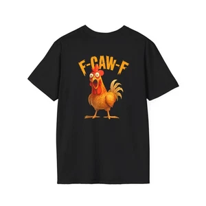 F-Caw-F lustiges Huhn T-Shirt, Geschenk für Tierliebhaber, süßes Humor T-Shirt, […] - Bild 1 von 13