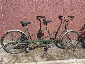 Vintage 1970 Schwinn Tandem Bicycle Built For Two - All Original Needs Work - Picture 1 of 4