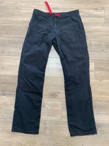 Topo Designs Ripstop Berghose Herren M schwarz Gürtel HERGESTELLT IN DEN USA Wandern - Bild 1 von 9