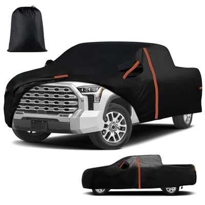 For 2022-2025 Toyota Tundra Waterproof Car Cover All-Weather with Zipper Door - Image 1 of 4
