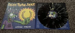 Less Than Jake - Losing Streak Vinyl LP 2021 Reissue Black Yellow Ska Punk - Picture 1 of 6