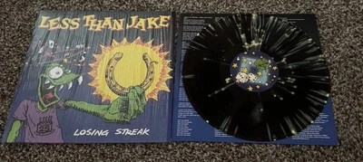 Less Than Jake - Losing Streak Vinyl LP 2021 Reissue Black Yellow Ska Punk - Image 1 of 4