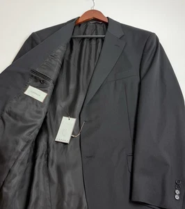 CANALI 13290 Anzugjacke zwei Knöpfe 100% Wolle schwarz Größe 48 L. #211 - Bild 1 von 9