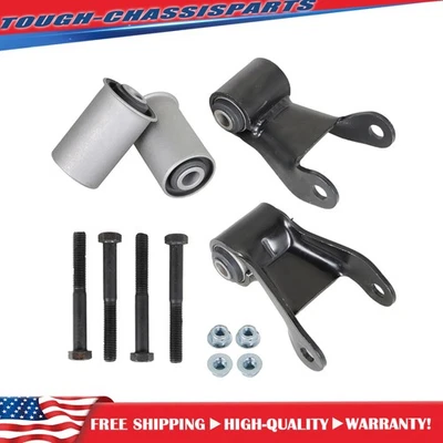 Kit de reparación de grillete de resorte de hoja trasera apto para camioneta Chevy C/K serie 88-17 Foto 1 de 4