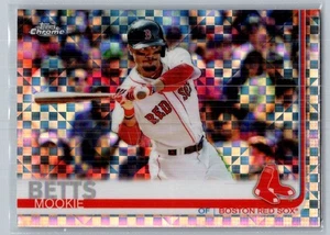 2019 Topps Chrome #50 Mookie Betts X-Fractor - Picture 1 of 2
