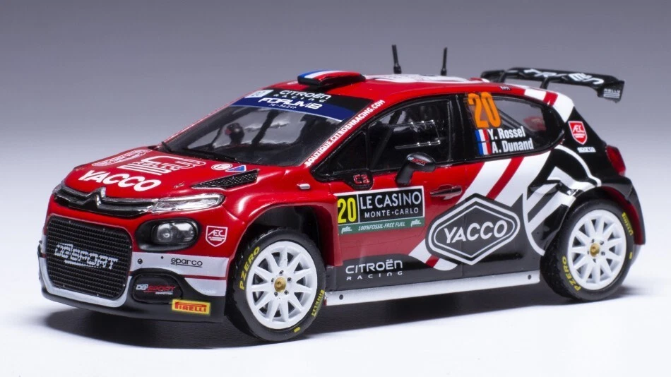 CITROEN C3 RALLY 2 N.20 RALLY MONTE CARLO 2024ROSSEL-DUNAND 1:43 - Immagine 1 di 1
