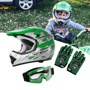 Youth Motocross MX / ATV Helmet DOT Approved Boys Girls Kids Junior Off Road - Picture 1 of 19