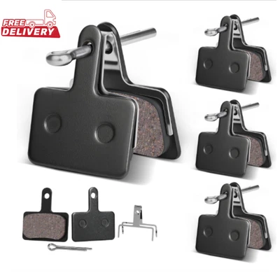 4 pares de pastillas de freno de disco MTB resina y semimetálicas silenciosas con kit de instalación bicicleta eléctrica... Foto 1 de 4