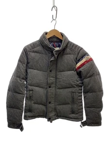 MONCLER Down Jacket 1 Wool GRY - Picture 1 of 7