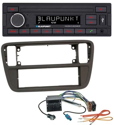 Blaupunkt DAB MP3 Bluetooth USB Autoradio für VW Up (AA, AAN, 2011-2016) - Bild 1 von 4