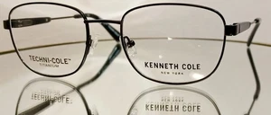 KENNETH COLE REACTION KC0299 002 Anteojos NEGRO MATE Nuevo Titinio 52-19-140 - Imagen 1 de 13
