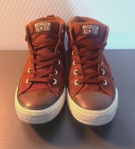Converse Chuck Taylor All Star Mid Malden Street Bloodstone Maroon Size 9.5 - Picture 1 of 6