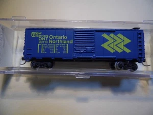 N - Atlas 3731 - 40' Box Car, Ontario Northern ONT 90710 NIB w/M-M cpl - Picture 1 of 2