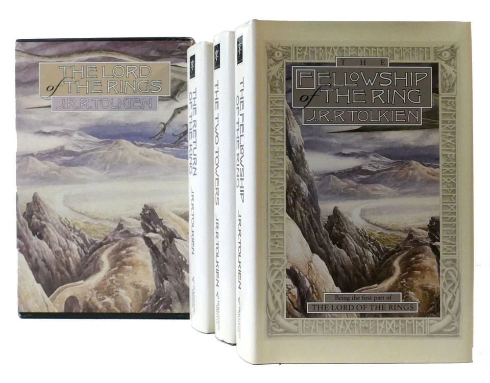 J. R. R. Tolkien THE LORD OF THE RINGS 3 VOLUME BOX SET  2nd Edition 36th Printi Foto 1 de 1