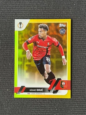 Desire Doue 2022-23 Topps UCC Flagship Yellow Foil 030/299 RC #48 - Image 1 of 2