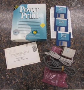 Software vintage 1992 GDT Softworks PowerPrint Macintosh con spooler gratuito -HW33 - Foto 1 di 14