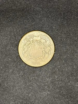 1871 2 Cent Piece - Image 1 of 2