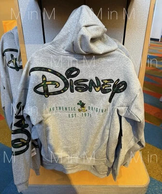 Walt Disney World Spirit Jersey–style Logo Hoodie For Adults 2025 Military - Image 1 of 2