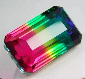 Turmalina Esmeralda Sandía Natural Corte 51 Ct Piedra Preciosa Suelta Certificada EGL - Imagen 1 de 5