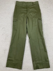 Vintage Boy Scouts Of America Pants Men’s Size 32x32 Cargo OD Green Flap Pockets - Picture 1 of 8