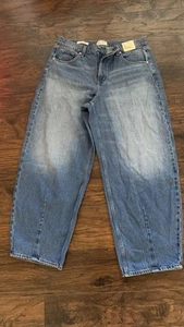 Damen High-Rise Easy Barrel Ankle Jeans - Universal Thread 12 L - Bild 1 von 4