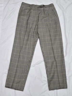 Pantalones vintage Loro Piana Super 110s para mujer 31x28 Twister 100 % lana merino Italia  Foto 1 de 4