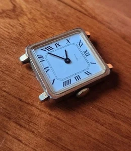 Orologio Uomo E Donna Unisex Vintage 1978 TIMEX Tank Style Manuale Carica Riparazione - Foto 1 di 6