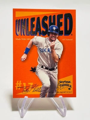 TODD HELTON 1999 SkyBox Thunder UNLEASHED Insert #9U Rockies MLB - Image 1 of 2