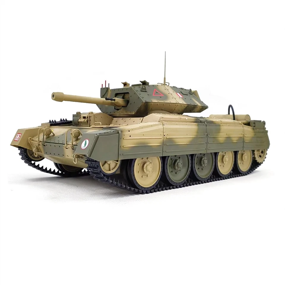 CoolBank 1/16 RC Tank Crusader MK III 360Turret Barrel Recoil Light Sound Smoke - Image 1 of 1