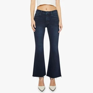 MOTHER Lil' Weekender ausgefranste Jeans | Chip auf meiner Schulter | Größe 26 neu mit Etikett $ 248 Einzelhandel - Bild 1 von 11