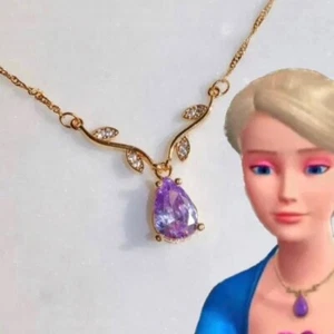 Barbie Island Princess Rosella Inspired Pendant Necklace Fairytopia Barbiecore - Picture 1 of 5