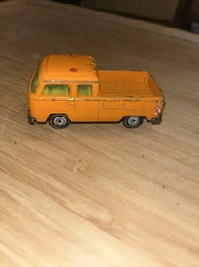 Siku 2.9” VW BUS PICK UP Diecast Vintage ORANGE Car V320 RARE 1:55 Volkswagen#52 - Picture 1 of 5