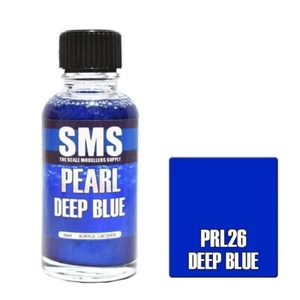 SMS Pearl Acrylic Lacquer Series PRL26 Deep Blue 30ml Plastic Model Paint - Imagen 1 de 5