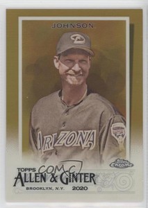 2020 Topps Allen & Ginter Chrome Gold Refractor /50 Randy Johnson #2 HOF