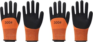Safety Garden Gloves for Men Work Gloves with Palm Coated Breathable Rubber Coat - Picture 1 of 12