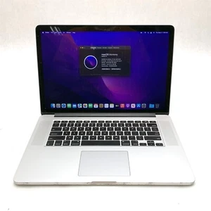 Apple Macbook Pro 11,4 A1398 15.4" Retina i7-4980HQ 2.8GHz 16GB 1TB SSD Monterey - Picture 1 of 7