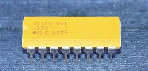 4116R-001-330 Resistenza Bourns 33 OHM 16 PIN 2% DIP-16 2PZS - Foto 1 di 4