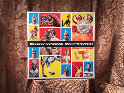 SEALED The Bloodhound Gang Hooray For Boobies RED BLUE SPLATTER vinyl 2LP beer Foto 1 de 4