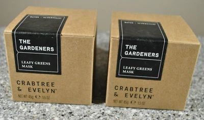 Mascarilla facial Crabtree & Evelyn The Gardeners Leafy Greens de 1,5 oz superalimento nueva en caja Foto 1 de 4