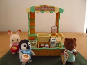 Sylvanian Families Café Zeitungsständer Vintage SELTEN Pinguinbär Flair - Bild 1 von 19